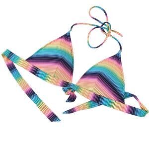 Victoria's Secret Push Up Bikini Halter Top Y2K L